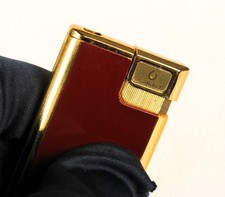 accendino saffa lacca Rossa tascabile piezoelettrico bellissimo