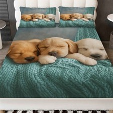 Set copripiumino lana cane