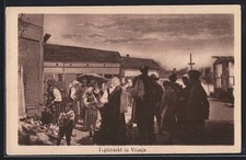 Cartolina Vranje, mercato delle pentole 