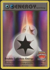 Pokemon DOPPIA ENERGIA INCOLORE Campionato Nord America Promo Evo NAIC NM/M