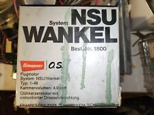 NSU Wankel System, motore Graupner OS Typ1-49 Model 1800, a benzina, nuovo