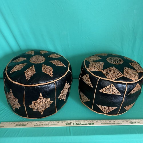 Pair moroccan leather - pair,