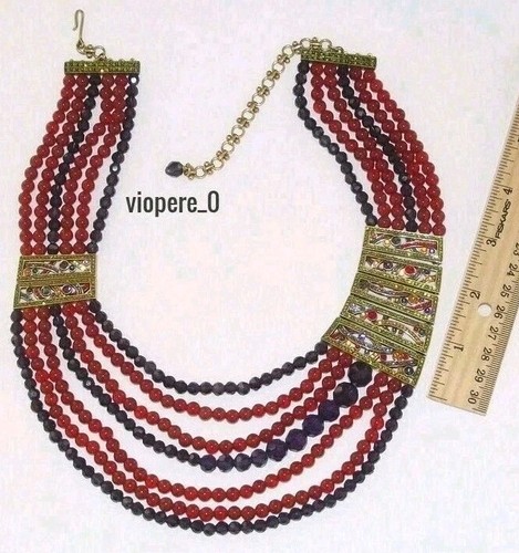 Collana perle cristallo - collana,