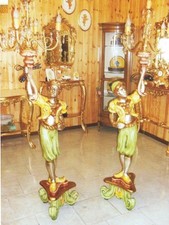 COPPIA MORI VENEZIANI 5 LUCI