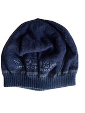 Berretto bambino in cotone grigio, Woolrich, 9-12 mesi.