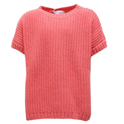 7626r maglione bimba lana rosa - maglione,