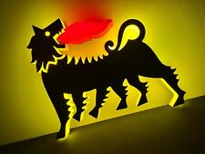 Eni Insegna targa luminosa lighted sign vintage castrol led logo agip