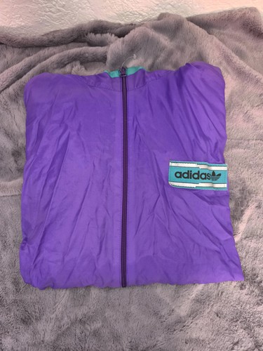Giacca vento vintage adidas - a,