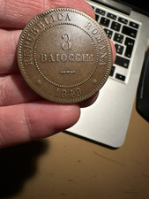 3 BAIOCCHI 1849 I TIPO SECONDA