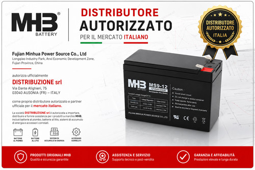 Batteria piombo 12v 9ah - 12v,