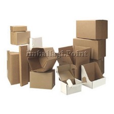 10 pezzi SCATOLE DI CARTONE imballaggio spedizioni 15x10x8cm fustellata avana