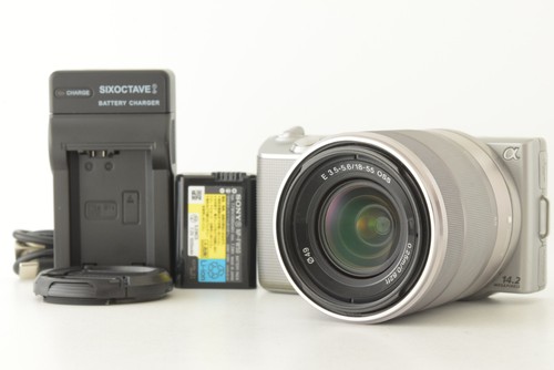Sony alpha nex argento - nex-5,