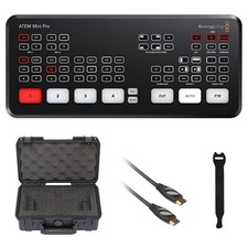 Blackmagic Design ATEM Mini Pro Switcher HDMI con custodia SKB iSeries