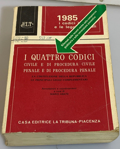 Codice civile penale i - e,