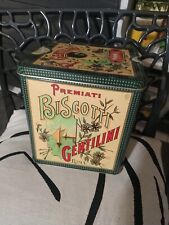 Scatola Biscotti Gentilini 1979 Originale quasi Perfetta Con Adesivi Originali 
