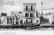 BRINDISI - Colonne Romane e barca 1924