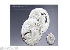 QUADRO-CAPOLETTO SACRA FAMIGLIA ARGENTO 925% 6153/5