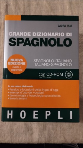 Dizionario spagnolo hoepli - dizionario,
