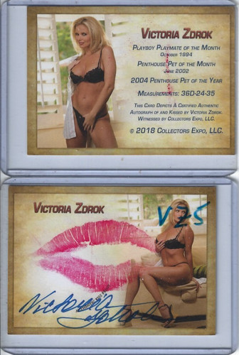 Victoria zorok signed kissed - victoria,