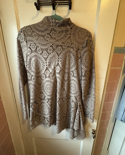 Top donna morbido tondo grigio