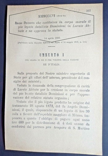 Lurate abbate regio - lurate, abbate(co)-regio