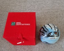 Palla di Natale piccola in vetro opalino dipinta a mano BNL - 2015