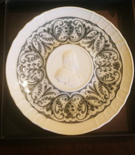 Piatto Richard Ginori Doccia I GRANDI MEDICI porcellana plate Ferdinando I 1986