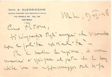 MATERA - Dott. A. GUERRICCHIO