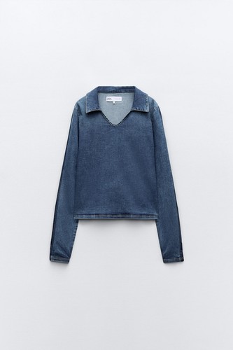 Zara polo shirt jeans - polo, by