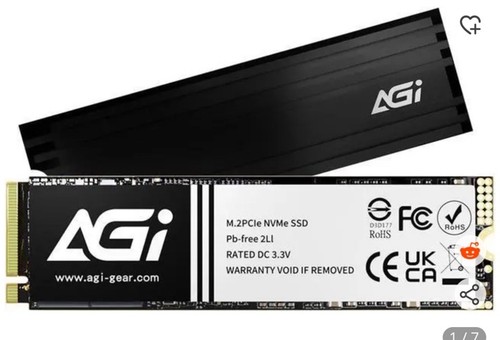 Agi ai828 2tb - ai828, pcie