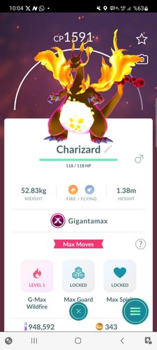 Pokémon charizard - go,
