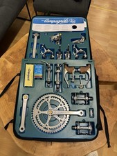 Gruppo Campagnolo Super Record 50th Anniversary NOS Valigia Bici da Corsa Vintage NEW
