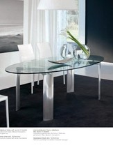 tavolo ovale Design Con 4 Sedie Tonin Casa