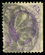 US # 153 24¢ Scott, esempio