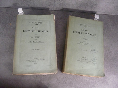 Verdet leçons d - leçons, d'optique