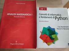 Concetti di informatica e fondamenti di Python, Analisi matematica 1 seconda edi