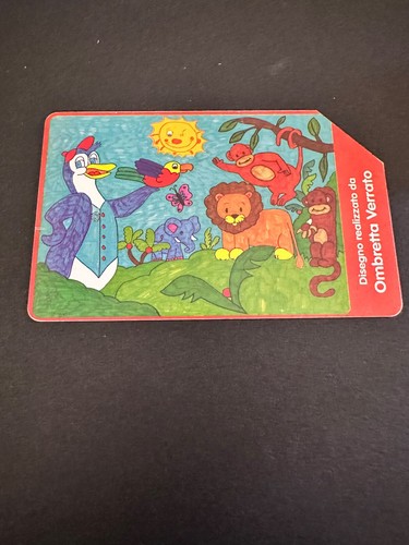 Scheda telefonica kinder - scheda,