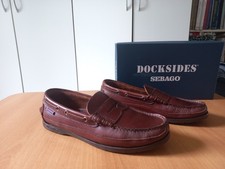 Sebago Docksides 43.5 Mocassino Scarpa da barca. Nuove con scatola originale