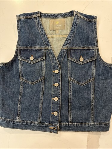 Gilet jeans classico donna