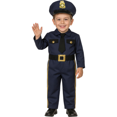 Costume poliziotto baby tuta - costume, e