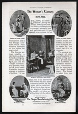1900 Singer Sewing Machine ad