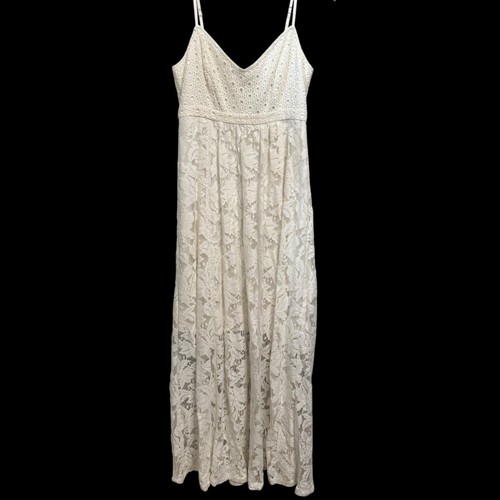 Maxi abito bianco pizzo plenty - maxi,