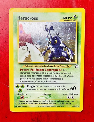 Lotto carte pokemon heracross - carte,