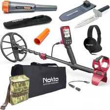 Nokta FINDX Pro Metal Detector Starter Pack con Pinpointer, Borsa ecc.