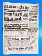 GAZZETTA DELLO SPORT 2 MARZO 1988 TOMBA-OLIMPIADI CALGARY-VIALLI-MATTHAEUS