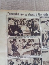 1931 , GIRO DELLE 3 PROVINCE , ENZO FERRARI , NUVOLARI- TUTTI GLI SPORT 1931