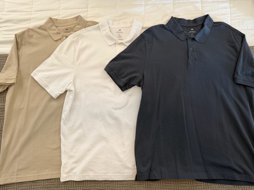 Polo uomo cotone piqué - h&m,