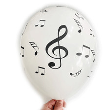 Palloncini 12" Musica Note Musicali 15pz 12336