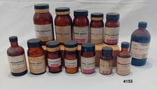 4155 ANTICHE BOTTIGLIE VETRO ANGELINI FRANCESCO ORIGINALI PRODOTTI FARMACEUTICI