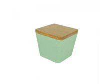 CANDELA VASETTO BAMBOO SEMI FIORI BAMBOO FLOWER CANDLE 2 IN 1 APPLE DELIGHT